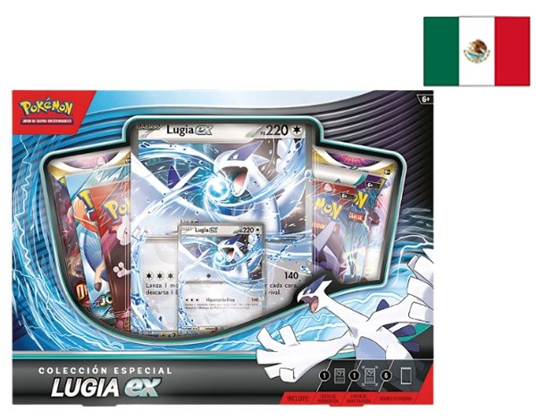 Pokemon ex Box <b>LATINAMERIKANSK SPANSK/LATAM SPANISH</b>: Lugia ex Special Collection (2025) (6 Boosters)