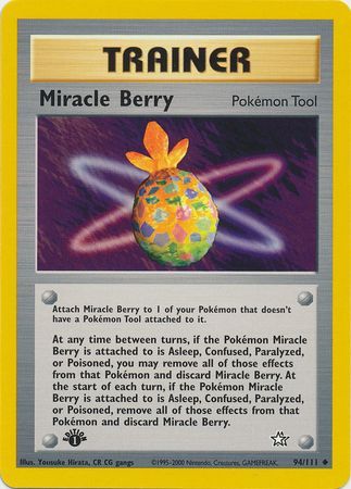 Miracle Berry (Neo Genesis WoTC) *1st Edition*