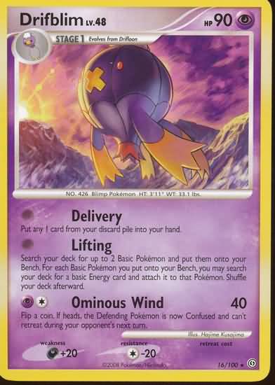 Drifblim (Diamond and Pearl StormFront Singles)