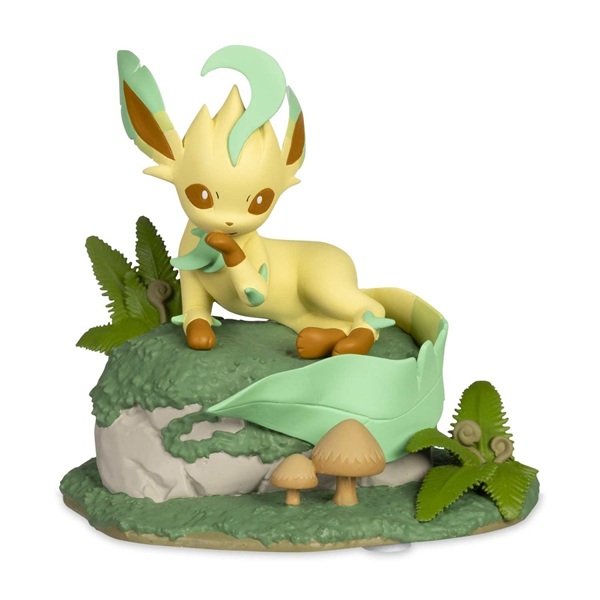 Pokémon - Peaceful Retreat with Leafeon - Pokémon Center Evolving Personalities Figure