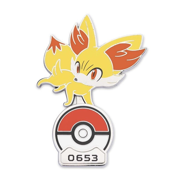 Pokémon - Fennekin - Pokémon Center Gallery Pin Badge