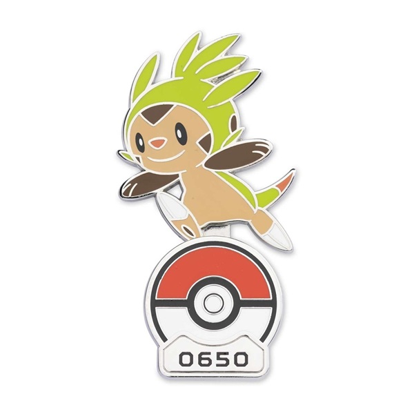 Pokémon - Chespin - Pokémon Center Gallery Pin Badge