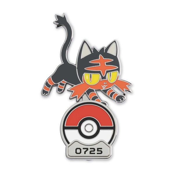 Pokémon - Litten - Pokémon Center Gallery Pin Badge