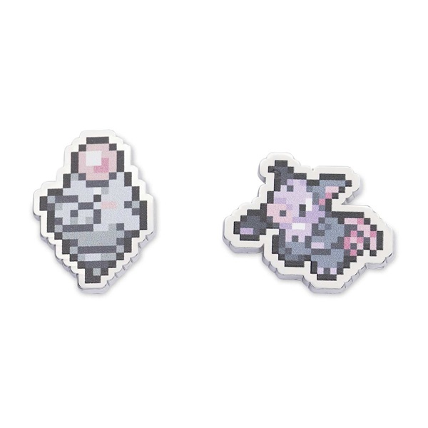 Pokémon - Spoink & Grumpig - Pokémon Center Pixel Pin Badge 2-Pack