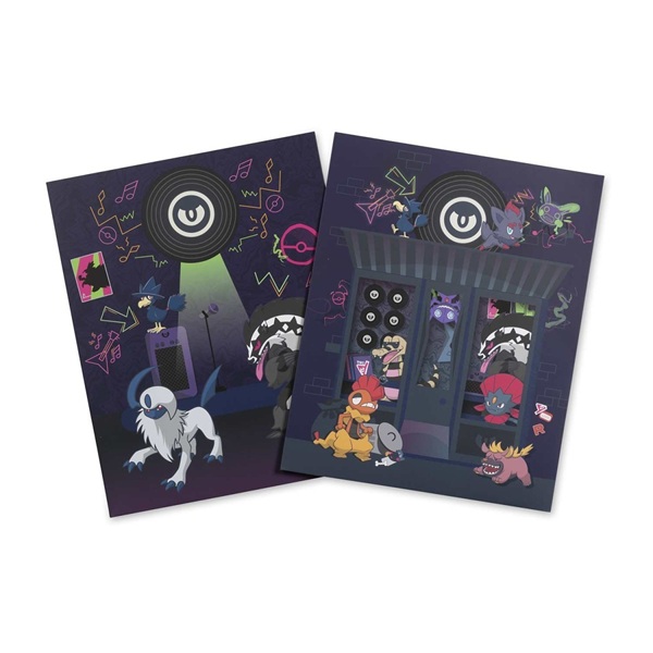 Pokémon - Elemental Ateliers: Dark Types - Pokémon Center Folders (2-Pack)