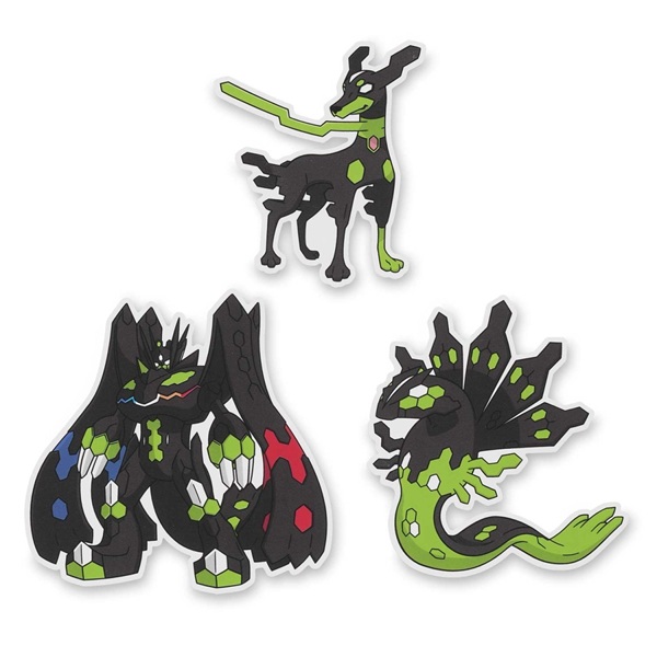 Pokémon - Zygarde - Pokémon Center Sticker (3-Pack)
