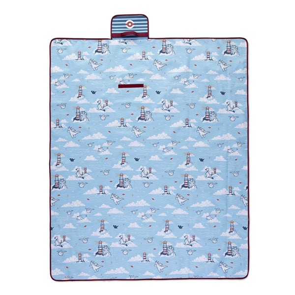 Pokémon: Pikachu, Dragonite, Ampharos & Pelipper - Pokémon Center Summer Picnic Blanket