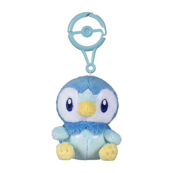 Pokémon: Piplup (Adventure Partners) - Pokémon Center Plush Keychain / Nøglering 8cm