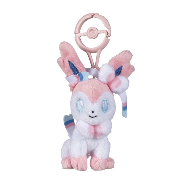 Pokémon: Sylveon (Adventure Partners) - Pokémon Center Plush Keychain / Nøglering 8cm