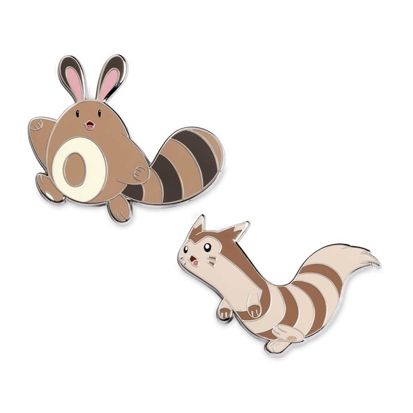 Pokémon - Sentret & Furret - Pokémon Center Pin Badge 2-Pack