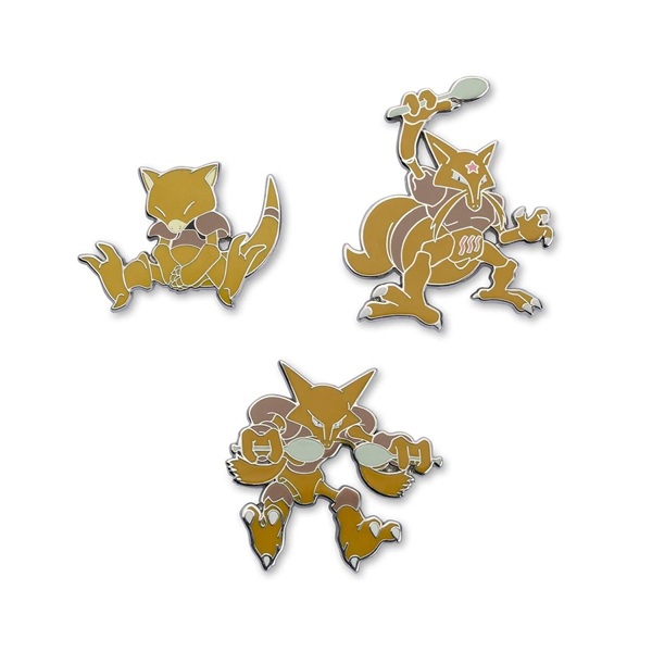 Pokémon - Abra, Kadabra & Alakazam - Pokémon Center Pin Badge 3-Pack