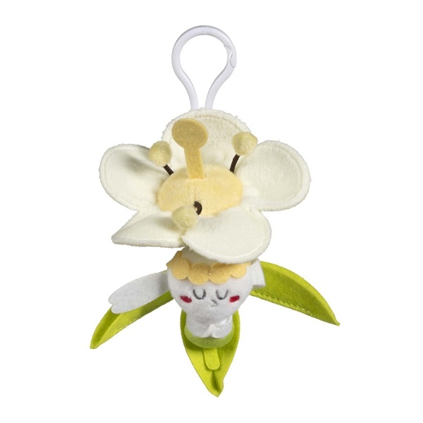 Pokémon: Flabébé (White Flower) (Whimsy Bloom) - Pokémon Center Mini Plush Keychain/Nøglering