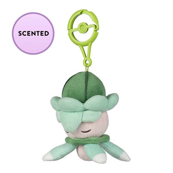 Pokémon: Fomantis (Whimsy Bloom) - Pokémon Center Scented Plush Keychain / Nøglering 8cm