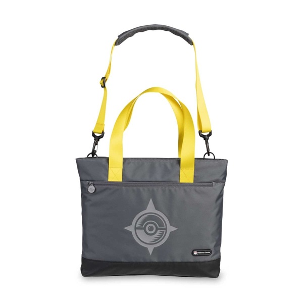 Pokémon - Everyday Bags: Gray & Yellow - Pokémon Center Laptop Tote Bag