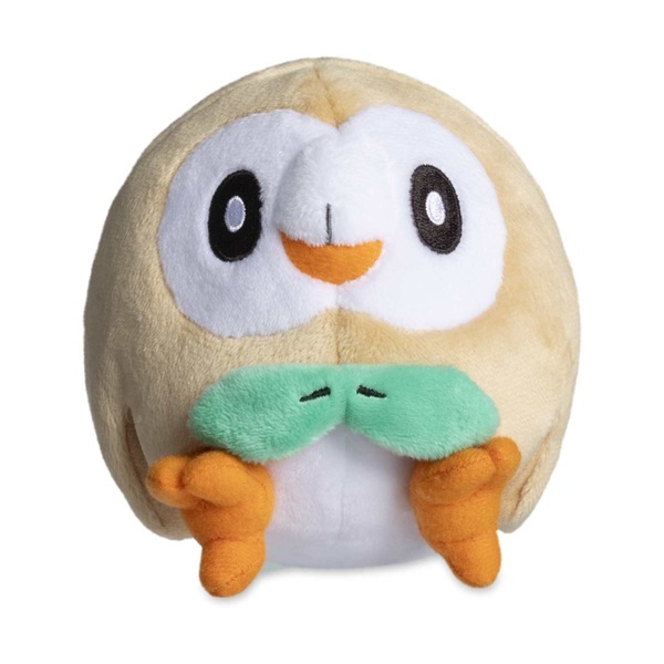 Pokémon - Rowlet (Sitting Cuties) - Pokémon Center Plush/Bamse 12cm