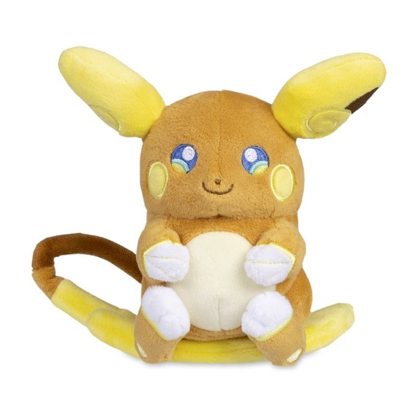 Pokémon - Alolan Raichu (Sitting Cuties) - Pokémon Center Plush/Bamse 15cm