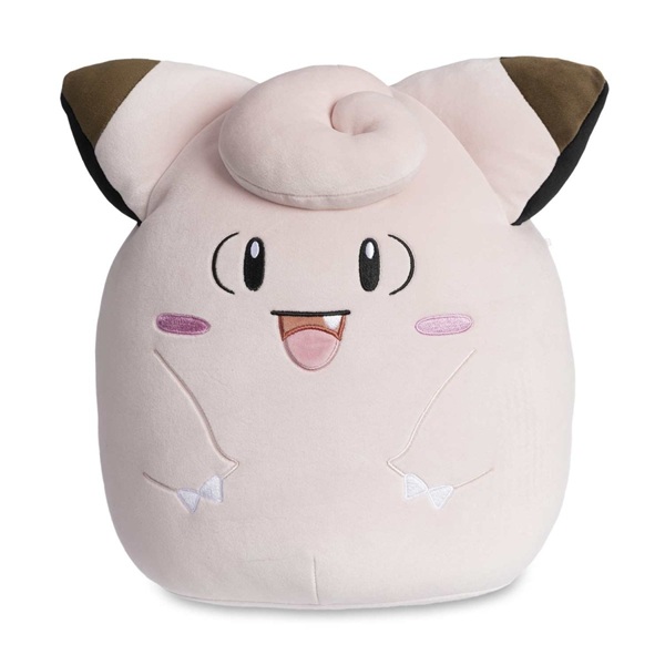 Pokémon - Clefairy Squishmallows - Pokémon Center Plush/Bamse 30cm