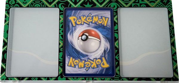 Pokemon Magnetic Card Holder: Scarlet & Violet: Paldean Fates - 3-Card Protector: Meowscarada ex Premium Collection (Green)