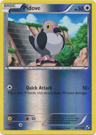 Pidove - Reverse Foil (Pokemon Black & White)