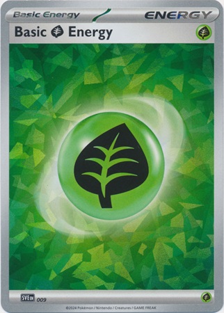 Grass Energy - Cracked Ice Holofoil (Pokemon Scarlet & Violet: Stellar Crown - Terapagos ex Ultra-Premium Collection)