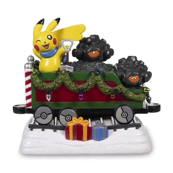 Pokémon - Delibird Holiday Express: Rolycoly Coal Car - Pokémon Center Figure 13cm