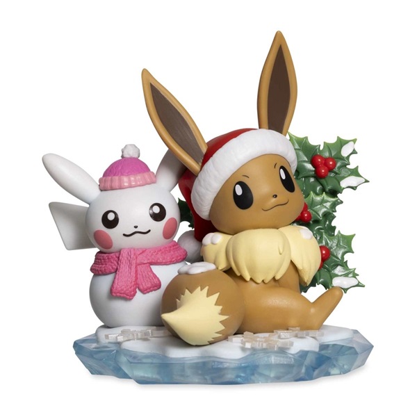 Pokémon - Eevee Winter - Pokémon Center Celebrations of Seasons Figure 9cm