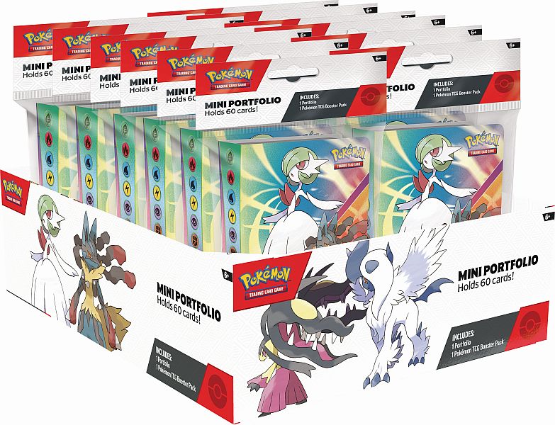 Mappe - Pokemon - Mega Evolution: Mega Gardevoir & Lucario (2025 Fall) Mini-Album Display (12 Binders & 12 Booster Pack)