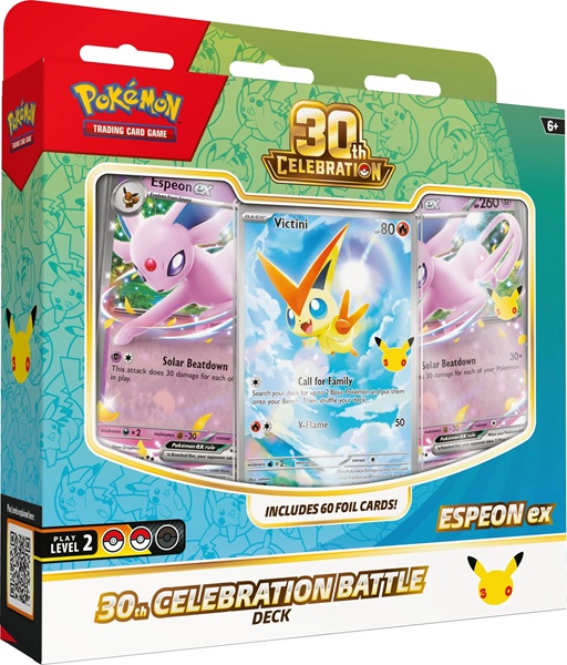 Pokemon Mega Evolution: 30th Celebration Battle Deck: Espeon ex (2026)