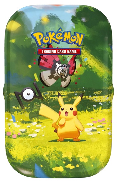 Pokemon Tin Kasse - 2026 Fall Mega Evolution: 30th Celebration Mini Tin: Pikachu & Vivillion (Day) (2 Boosters)