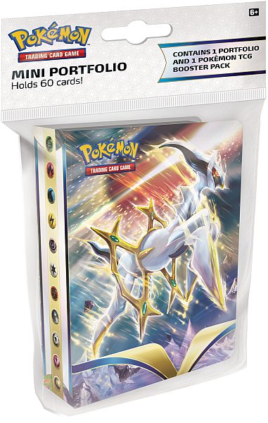Mappe - Pokemon - SWSH09 - Sword & Shield: Brilliant Stars - Mini-Album (Binder) & Booster Pack! - Plads til 60 kort