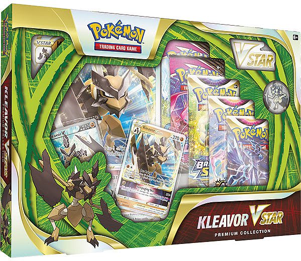 Pokemon  VSTAR Box: Kleavor VSTAR Premium Collection (5 Boosters)