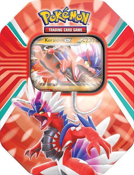 Pokemon Tin Kasse - 2023 Wave 2 Summer: Koraidon ex - Paldea Legends Collector's Tin Box