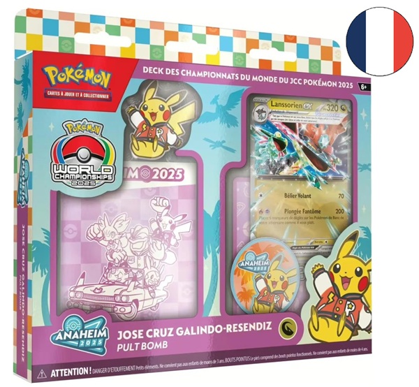Pokemon Deck <b>FRANSK/FRENCH</b> - 2025 World Championship (WCD) - Jose Cruz Galindo-Resendiz: Pult Bomb