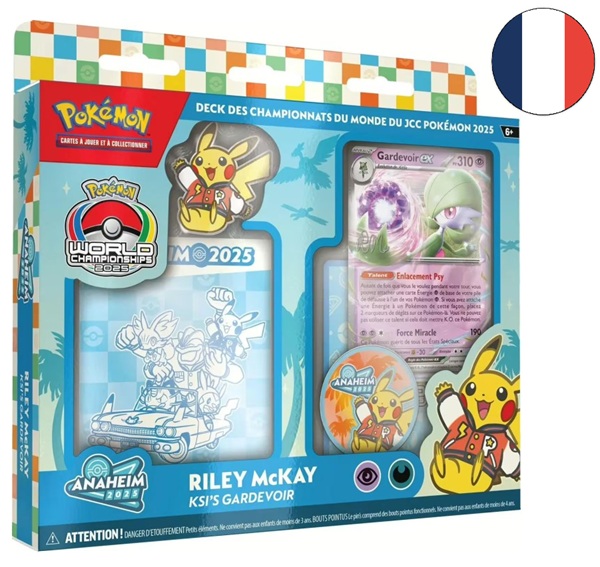 Pokemon Deck <b>FRANSK/FRENCH</b> - 2025 World Championship (WCD) - Riley McKay: KSI's Gardevoir