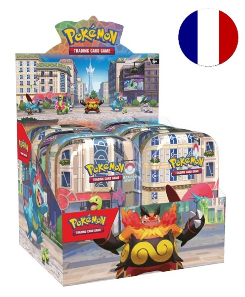 Pokemon Tin Kasse <b>FRANSK/FRENCH</b> - 2026 Summer Lumiose City  Mini Tins Display - 10 Mini Tins! (20 Boosters)