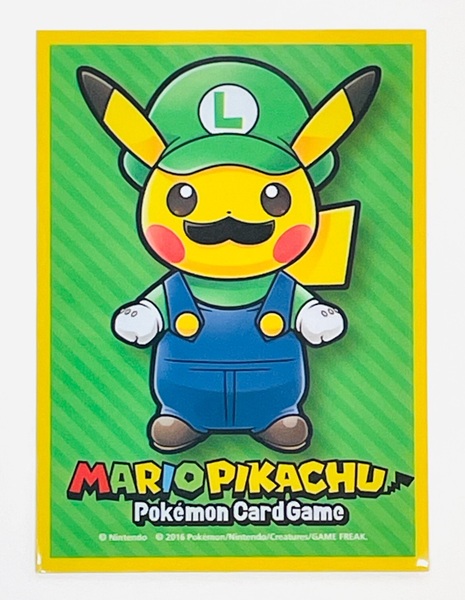 Pokémon: Pokemon Center Japan Exclusive - Luigi Pikachu - Card Sleeves