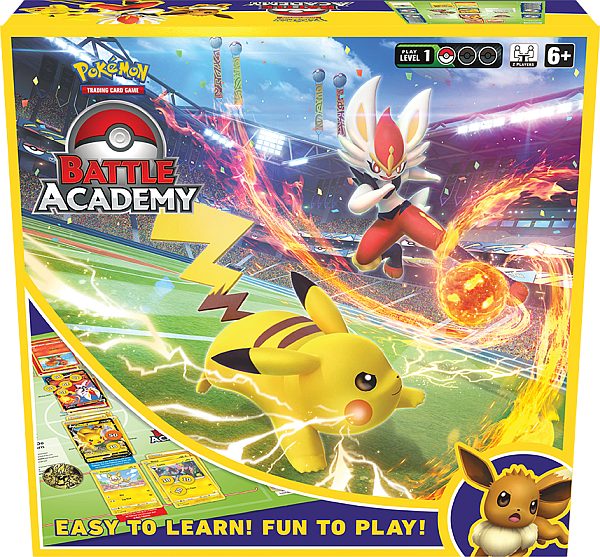 Pokemon Battle Academy 2022 - Startsæt med 3 Decks for Begyndere! Perfekt til nye spillere!