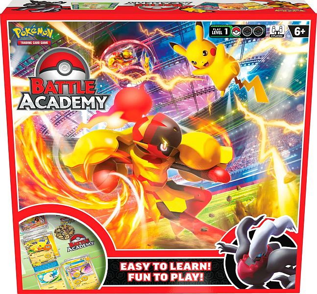 Pokemon Battle Academy 2024 - Startsæt med 3 Decks for Begyndere! Perfekt til nye spillere!