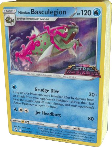 Pokemon Build & Battle Prerelease Deck (40 Kort) - SWSH10 - Sword & Shield: Astral Radiance: Hisuian Basculegion