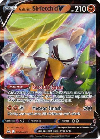 Galarian Sirfetch'd V (Black Star Promos)