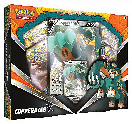 Pokemon  V Box: Copperajah V - 4 Boosters, V-Promo & Oversize V-Promo