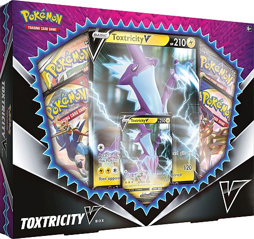 Pokemon  V Box: Toxtricity - 4 Boosters, V-Promo & Oversize V-Promo