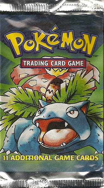 Pokemon Booster Pakke - Base Set 1 Booster Pack - Venusaur Artwork