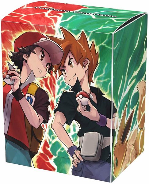 Pokemon Deck Box - Sword & Shield: VMAX Climax: Red & Green - Pokemon Deck Case