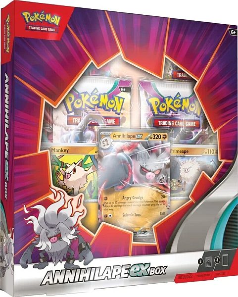 Pokemon  ex Box: Annihilape ex (2023) (4 Boosters)