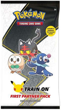 Pokemon Booster Pakke - First Partner Pack: Alola - 3 Oversize store kort + 2 Booster Packs! (USA version)