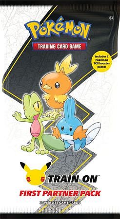 Pokemon Booster Pakke - First Partner Pack: Hoenn - 3 Oversize store kort + 2 Booster Packs! (USA version)