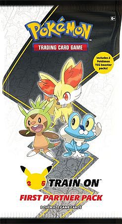 Pokemon Booster Pakke - First Partner Pack: Kalos - 3 Oversize store kort + 2 Booster Packs! (USA version)
