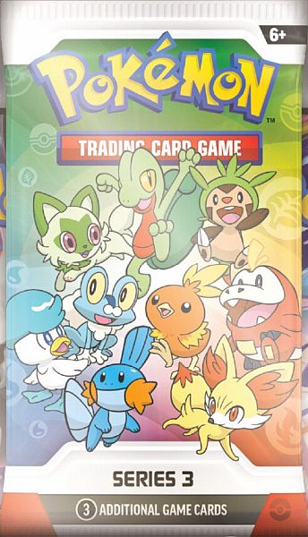 Pokemon Booster Pakke - First Partner Illustration Collection: Series 3 Promo Booster Pack (3 Kort)