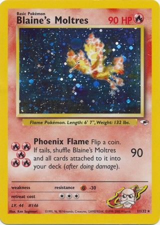 Blaine's Moltres (Gym Heroes WoTC)